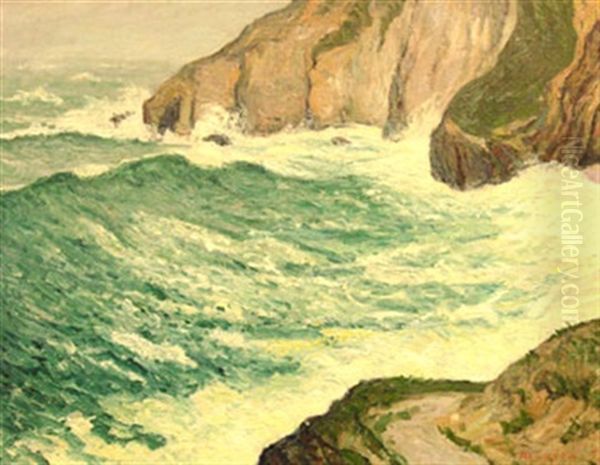 Le Cap De La Chevre Oil Painting by Maxime Maufra