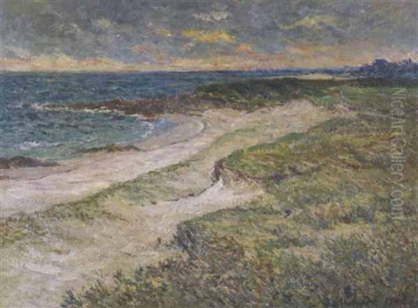 Dunes A Beg-meil Oil Painting by Maxime Maufra