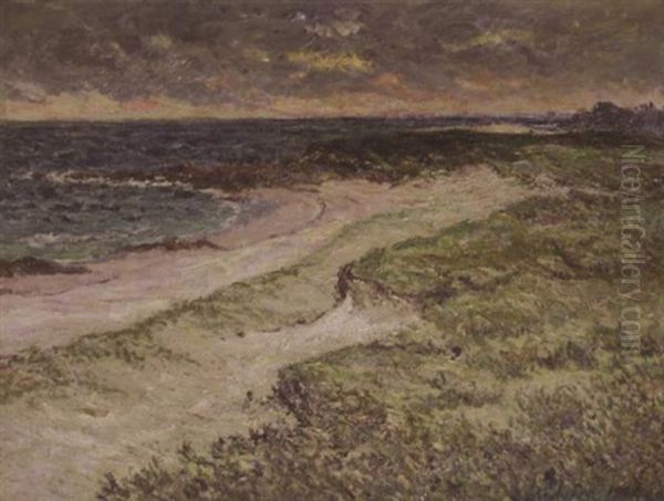 Les Dunes De Beg Meil Oil Painting by Maxime Maufra