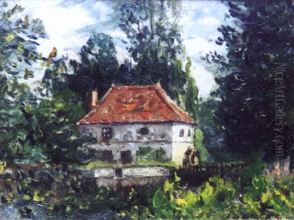 Moulin Dans La Sarthe Oil Painting by Maxime Maufra