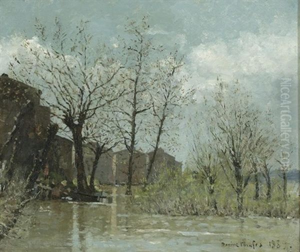 L'inondation Oil Painting by Maxime Maufra