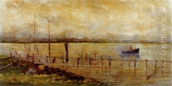 Les Inondations Oil Painting by Maxime Maufra