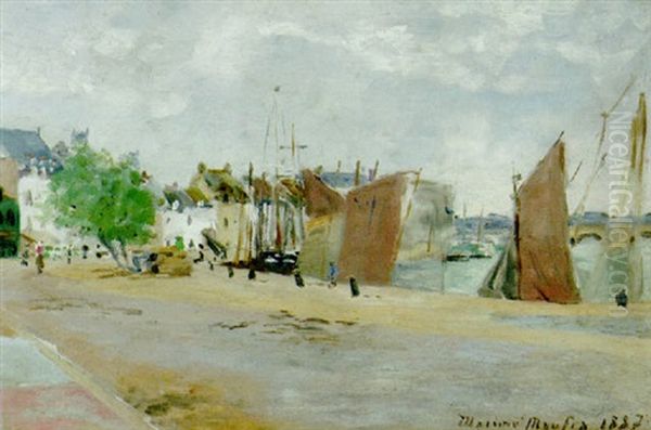 Port Du Pouliguen En Loire Atlantique by Maxime Maufra