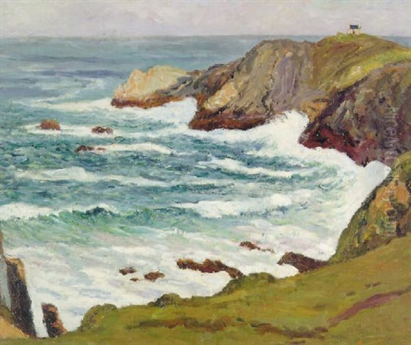 L'anse Cap Suzon Oil Painting by Maxime Maufra