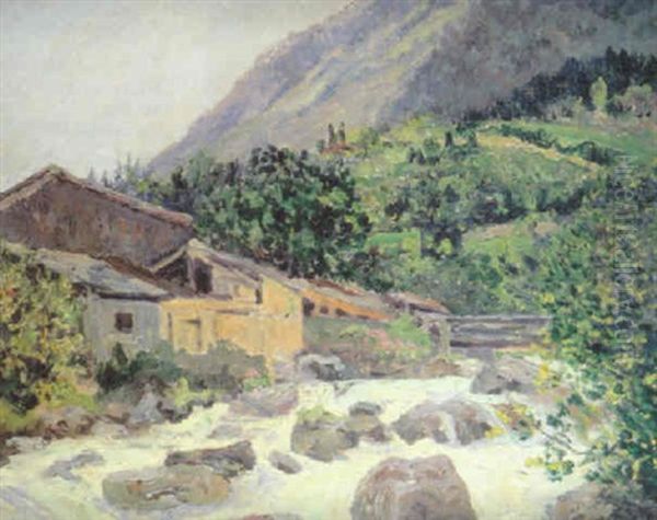 Torrente Oil Painting by Maxime Maufra