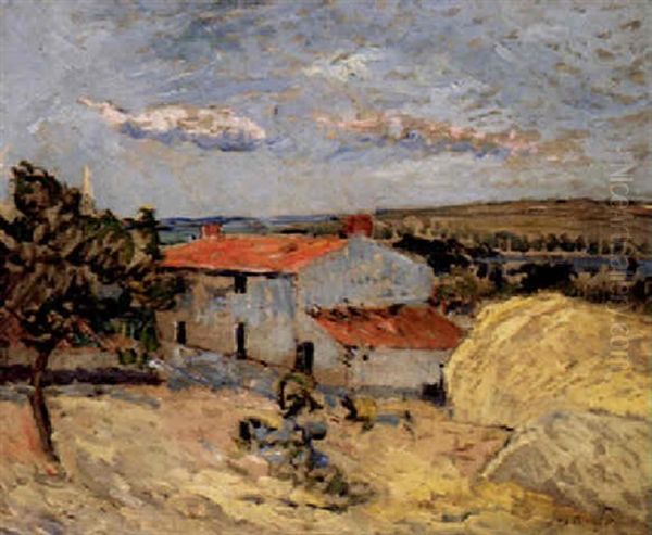 Le Mas Oil Painting by Maxime Maufra