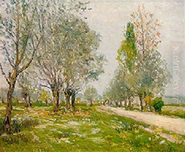 Le Chemin Des Saules, Lavardin Oil Painting by Maxime Maufra