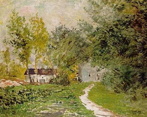 Le Sentier De Hameau Oil Painting by Maxime Maufra