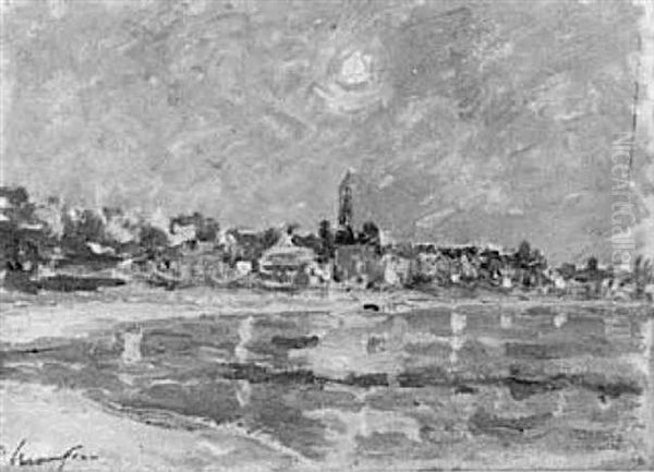 Levee De Lune Oil Painting by Maxime Maufra