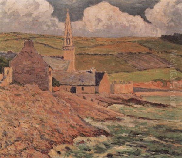 L'eglise Saint Michel Oil Painting by Maxime Maufra