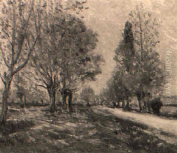 Le Chemin Des Saules Oil Painting by Maxime Maufra