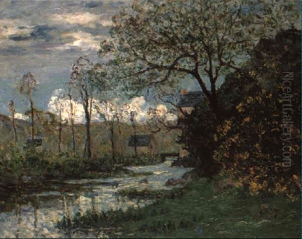 La Riviere D'auray Oil Painting by Maxime Maufra