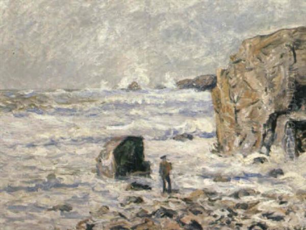 Franzosische Kustenlandschaft Oil Painting by Maxime Maufra