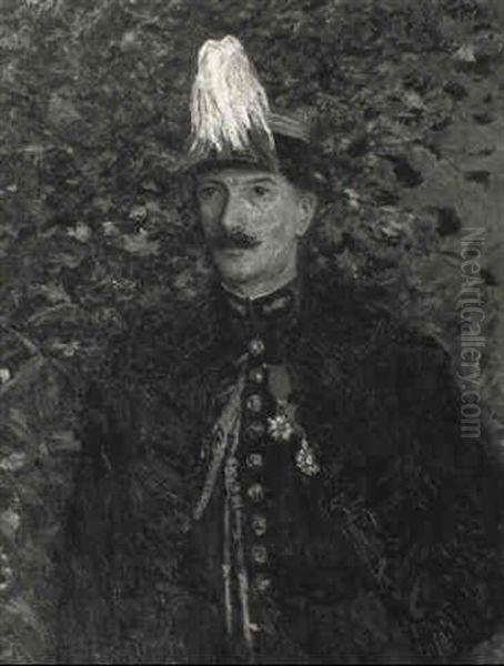 Portrait Du Colonel Goupil Oil Painting by Maxime Maufra