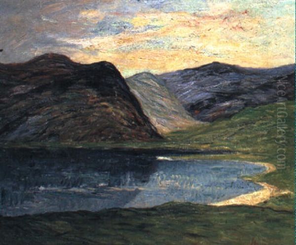 Lac Eribol - Ecosse Oil Painting by Maxime Maufra