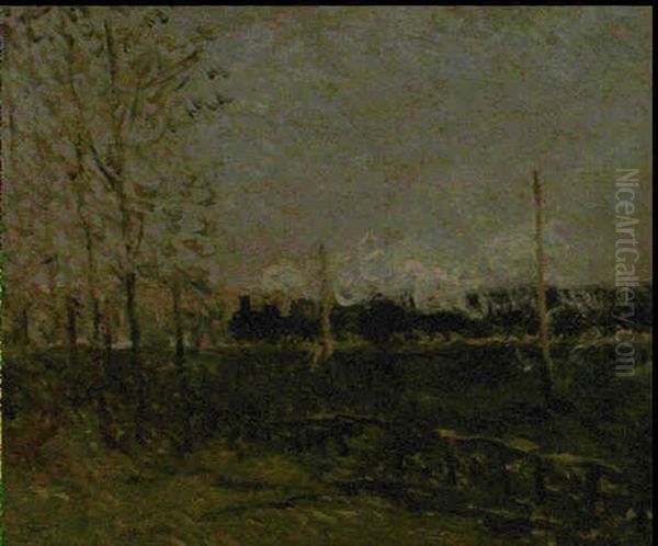 Train Dans La Campagne Oil Painting by Maxime Maufra