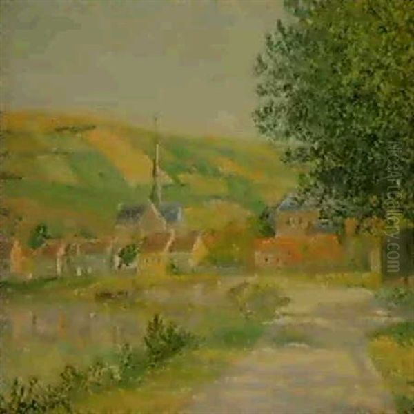 La Seine Aux Andelys Oil Painting by Maxime Maufra