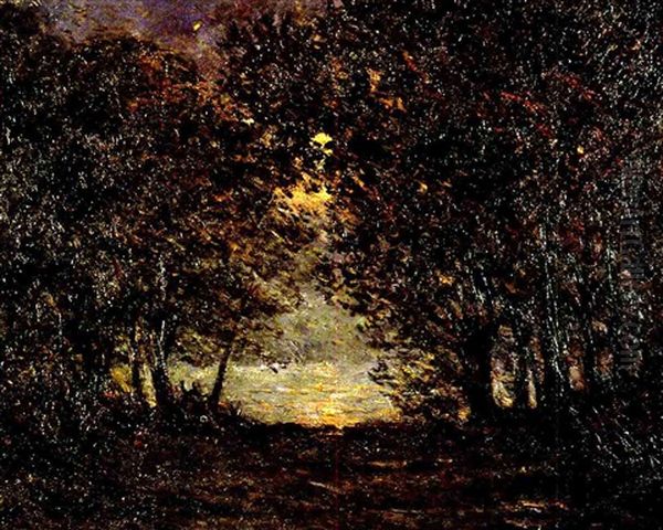 Leve De Lune Oil Painting by Maxime Maufra