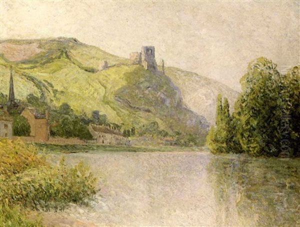 Chateau Gaillard, Effet Du Matin Oil Painting by Maxime Maufra