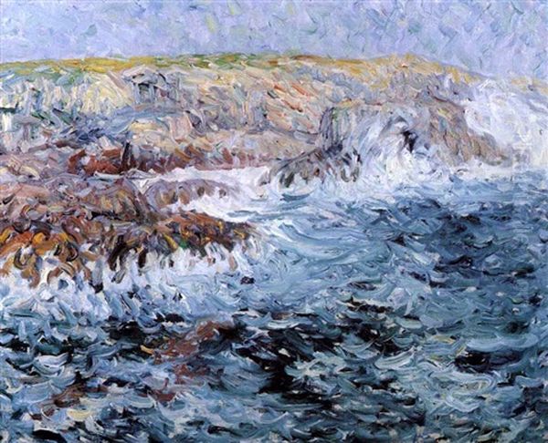 La Cote Rocheuse Oil Painting by Maxime Maufra