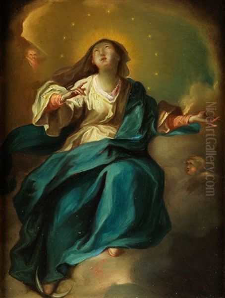 Maria Immaculata Oil Painting by Franz Anton Maulbertsch