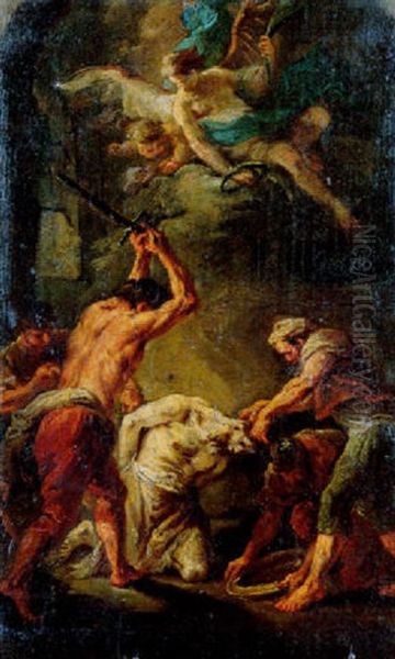 Das Martyrium Eines Heiligen Oil Painting by Franz Anton Maulbertsch