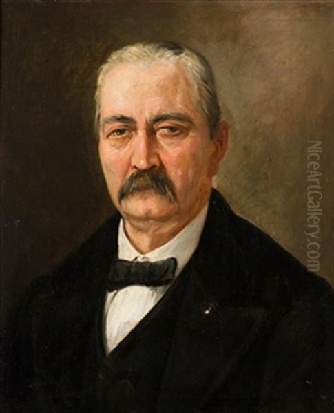 Retrato De Don Andres Nadal Gelabert Oil Painting by Bartolome Maura Y Montaner