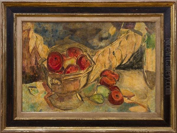 Still Life With Apples In A Tureen Oil Painting by Alfred Henry Maurer