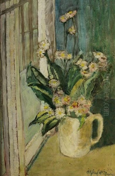 Bouquet Near Window Oil Painting by Alfred Henry Maurer