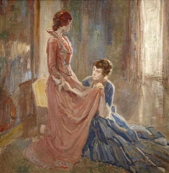 The Fitting Oil Painting by Alfred Henry Maurer