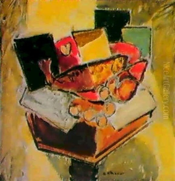 Still Life (circa 1938-42) Oil Painting by Alfred Henry Maurer