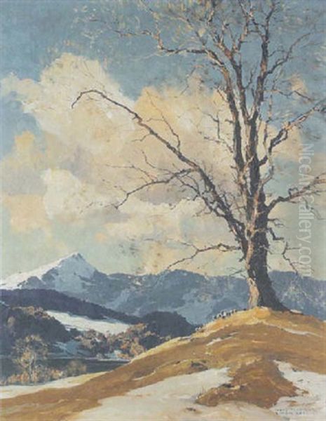 Am Tegernsee Oil Painting by Hans Maurus