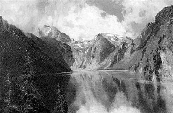 Konigsee Oil Painting by Hans Maurus