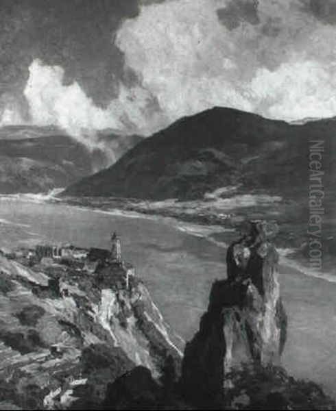 In Der Wachau, D_rnstein Oil Painting by Hans Maurus