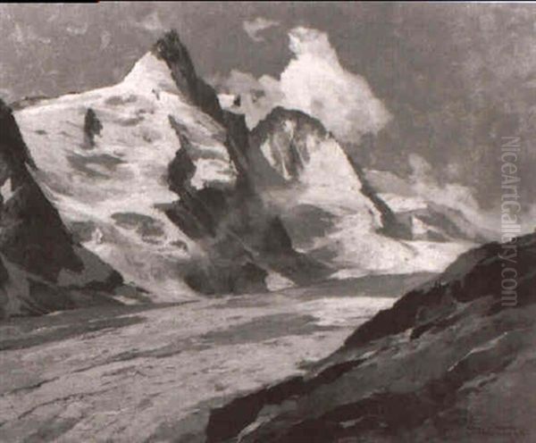 Grossglockner Oil Painting by Hans Maurus