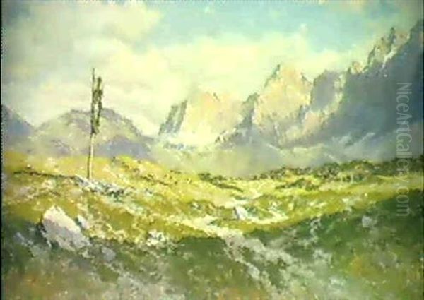 Am Wilden Kaiser Oil Painting by Hans Maurus