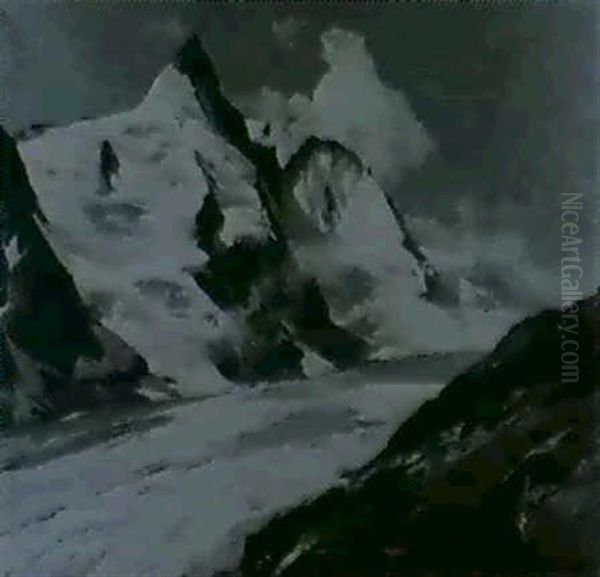 Grossglockner Oil Painting by Hans Maurus