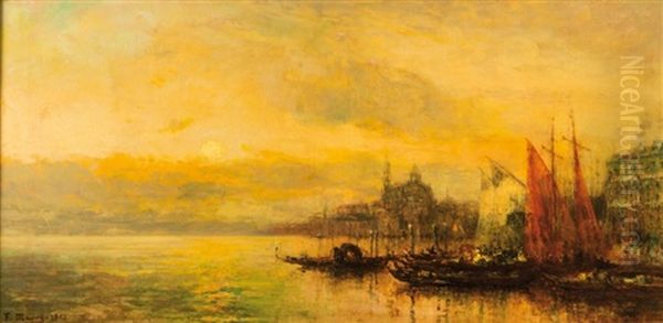 Venise Oil Painting by Francois Maury