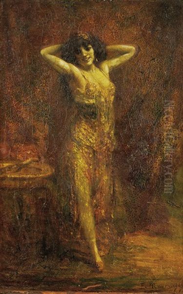 Danseuse Oil Painting by Francois Maury