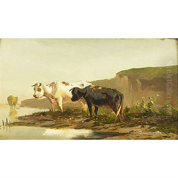 Landscape With Cows by Anton Mauve