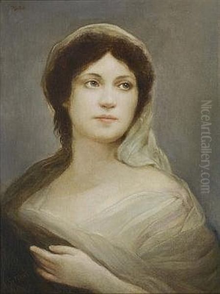 Portia Oil Painting by Gabriel von Max