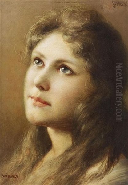 Heimweh Oil Painting by Gabriel von Max