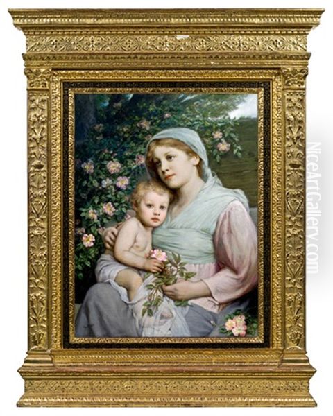 Rosenmadonna by Gabriel von Max