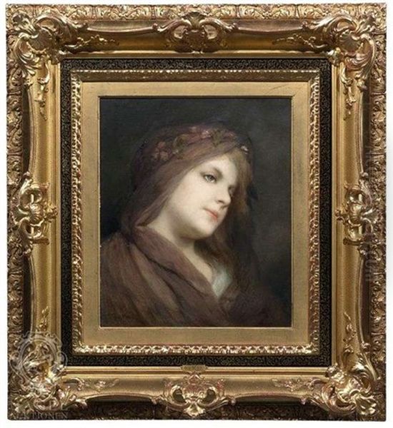 Yolanda Oil Painting by Gabriel von Max