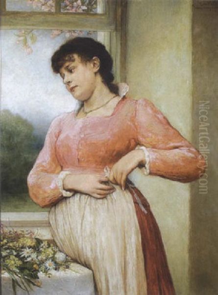 Fruhlingsmorgen Oil Painting by Gabriel von Max