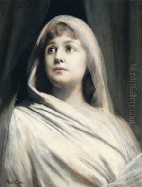 Phantom Oil Painting by Gabriel von Max