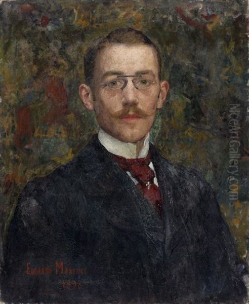 Portrait D'homme Oil Painting by Edgar Maxence