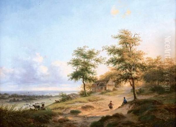 Paysage Anime Oil Painting by Emile Bert