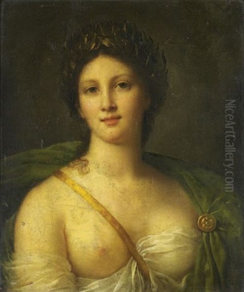 Une Muse Oil Painting by Constance (Marie Francoise C. La Martiniere) Mayer