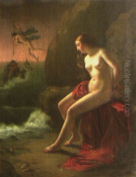 Persee Et Andromede Oil Painting by Constance (Marie Francoise C. La Martiniere) Mayer